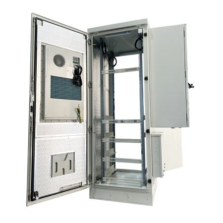 38U Outdoor Battery/Power/Electrical Enclosures with Both Front Door and Rear Door